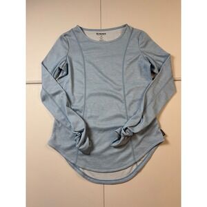 Simms Fishing Technical Womens XS Blue Long Sleeve Performance Shirt Thumb Loops